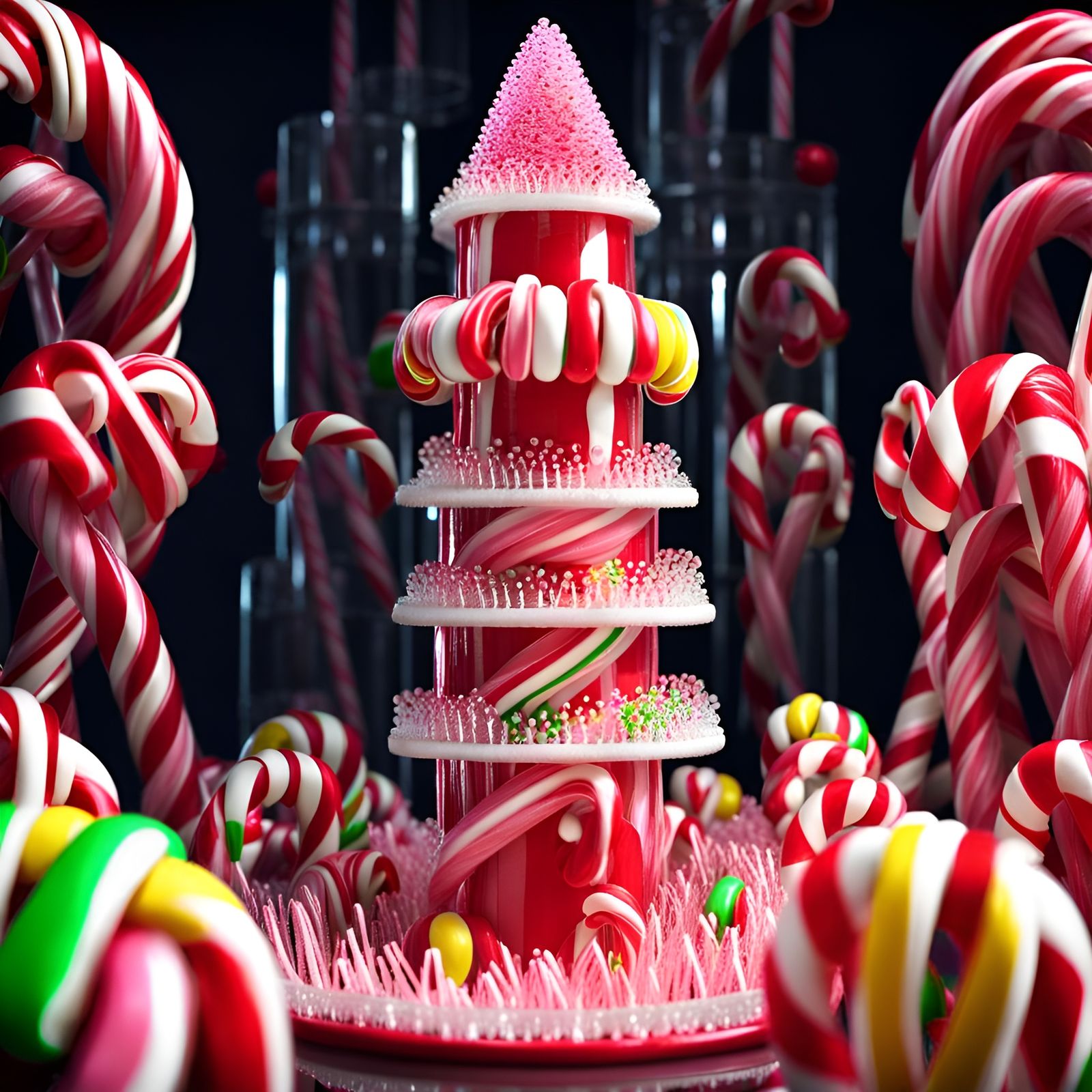 Candy Cane Tower