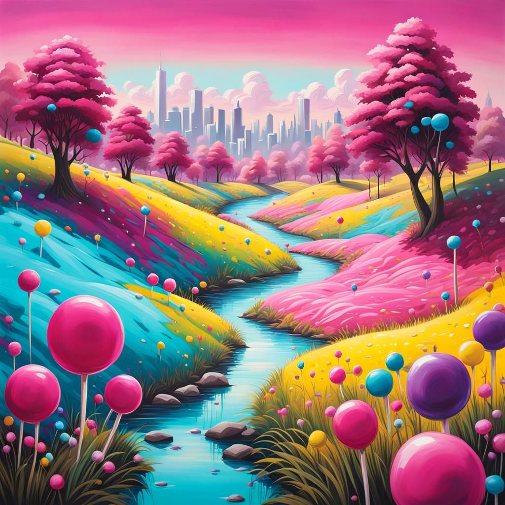 colourful fantasy world