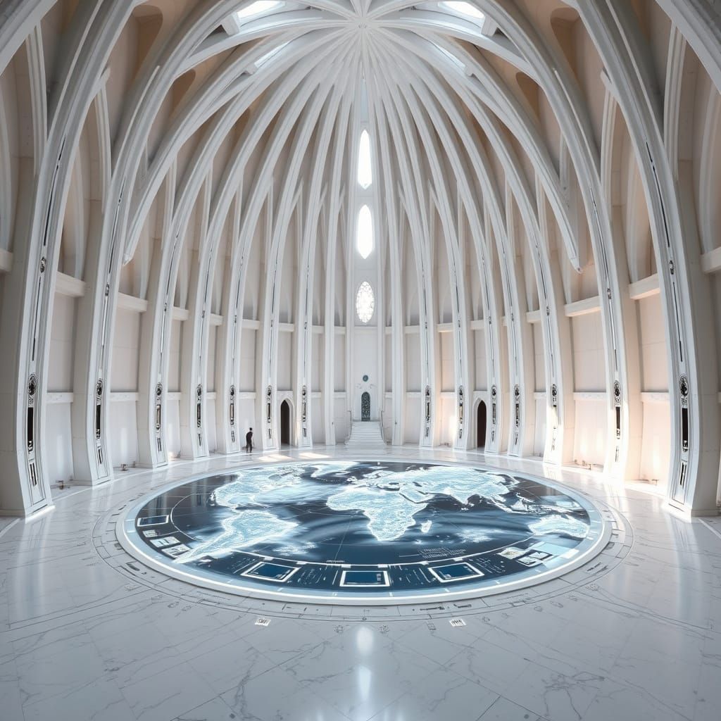 Ethereal Cathedral of a Mysterious World