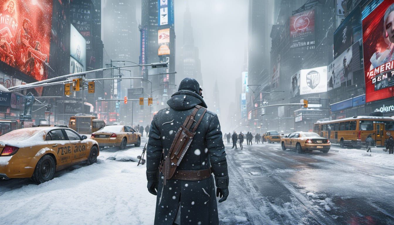 Post-apocalyptic NYC Times Square v.3