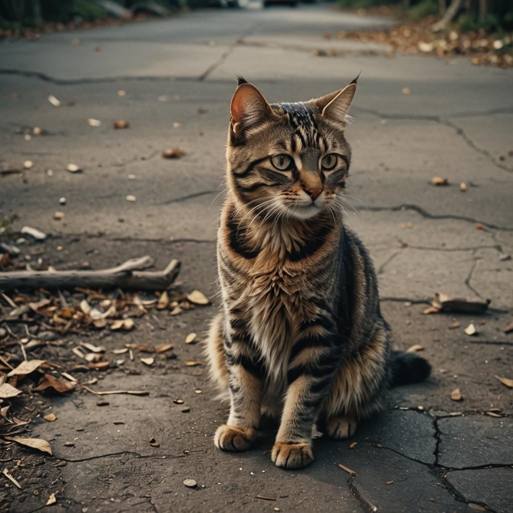 Photorealistic Cat Portrait in 8k Resolution