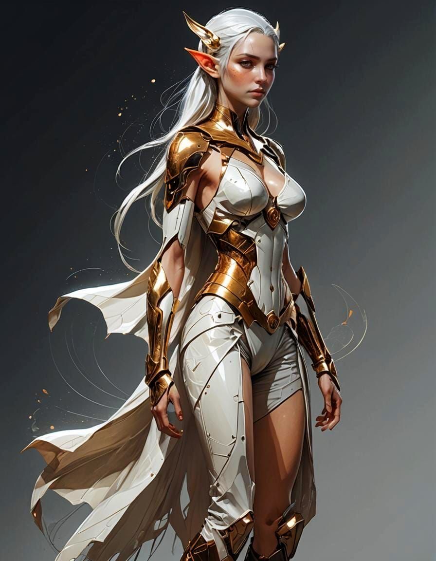 Daenalieth the Mysterious High Elf Sorceress