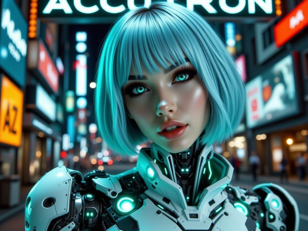 “Personification of the word Accutron as a retro-futuristic ...