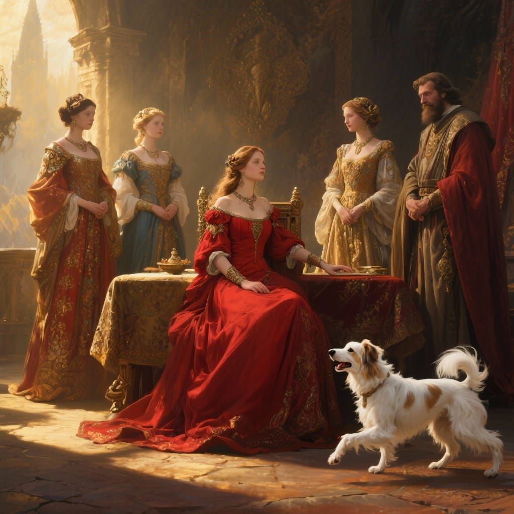 Medieval Protectors in Golden Hour Light