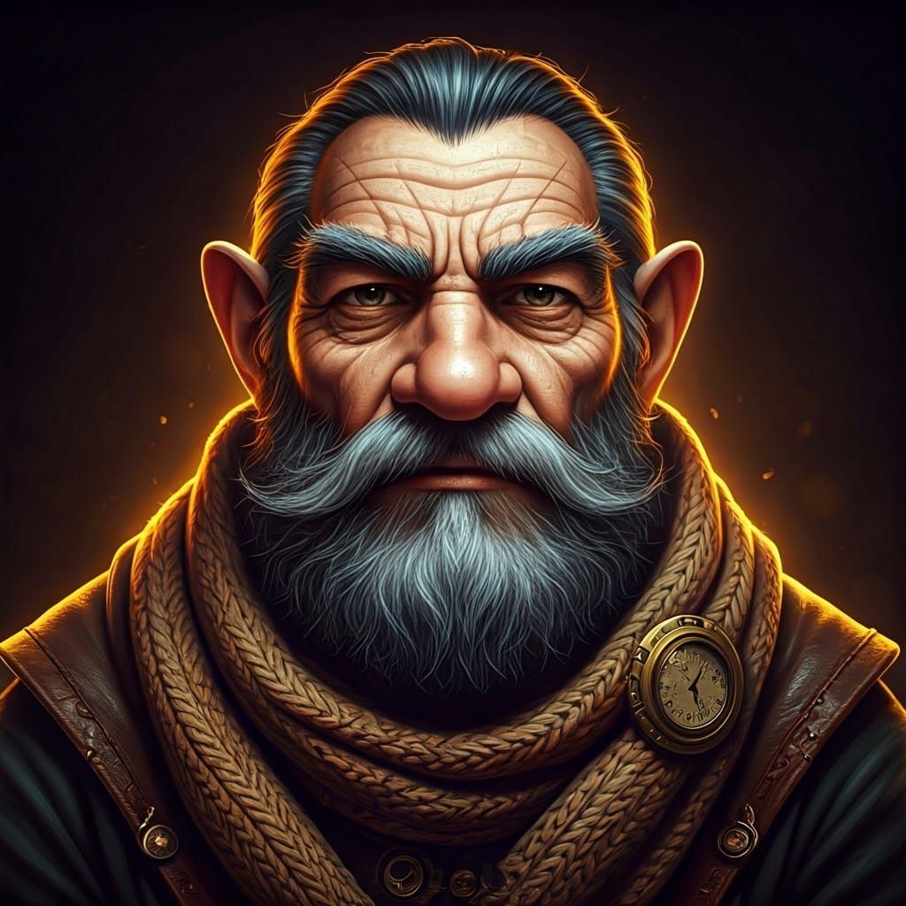 Grizzled Gruff Gnome Clockwork Sorcerer