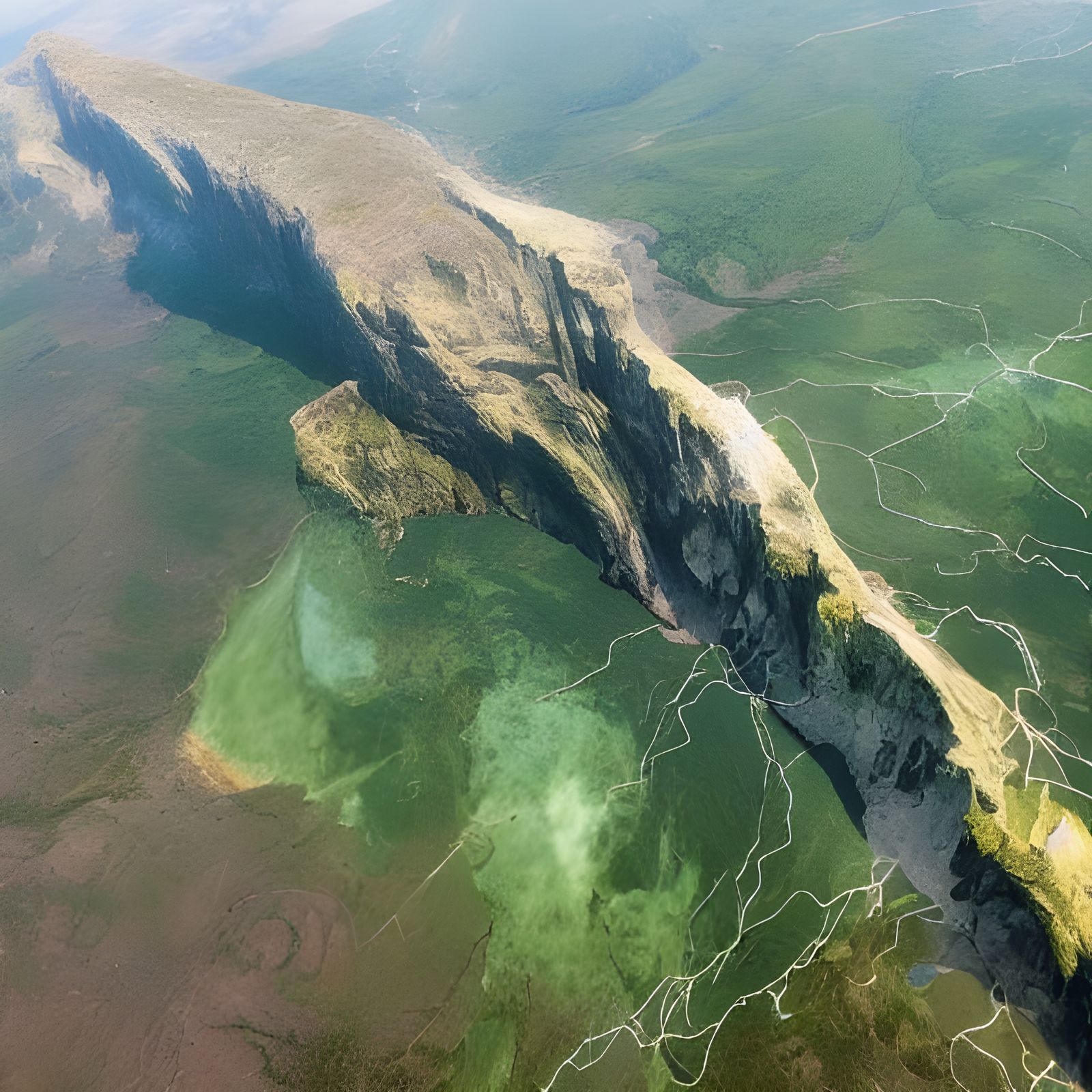 Surreal Arches Over Lagoon: Magical Motions