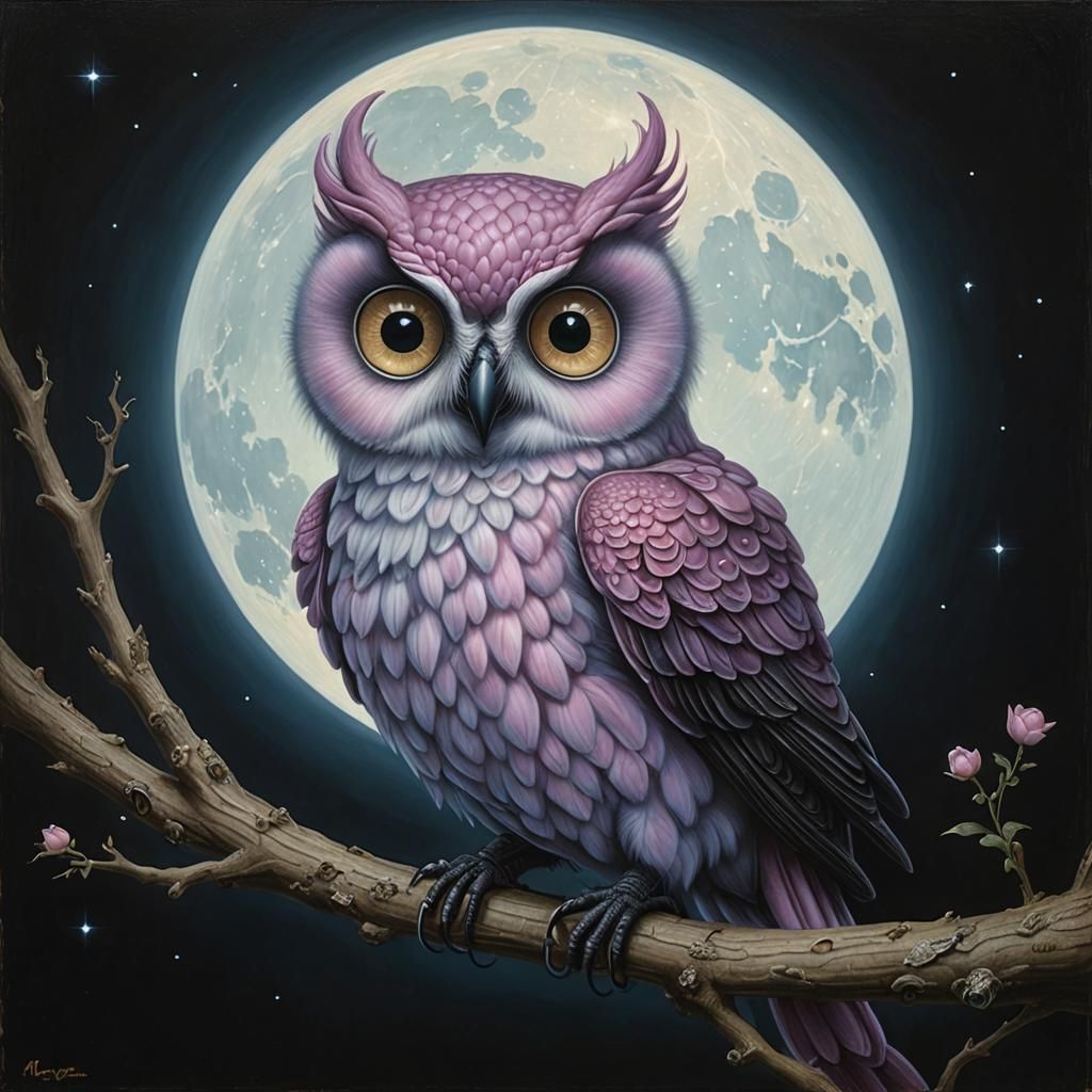 Eerie Portrait in Mark Ryden's Pop Surrealism Style