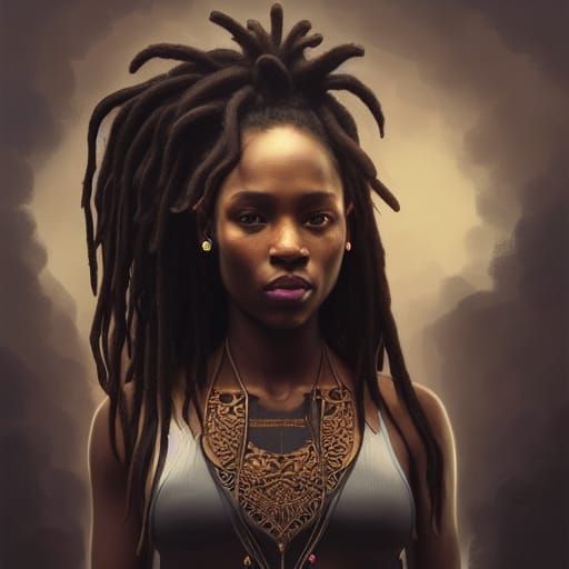 Beautiful Black Warrior Princess