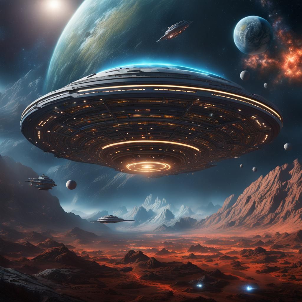 Star Trek Warp Speed Escape Through Space Portal