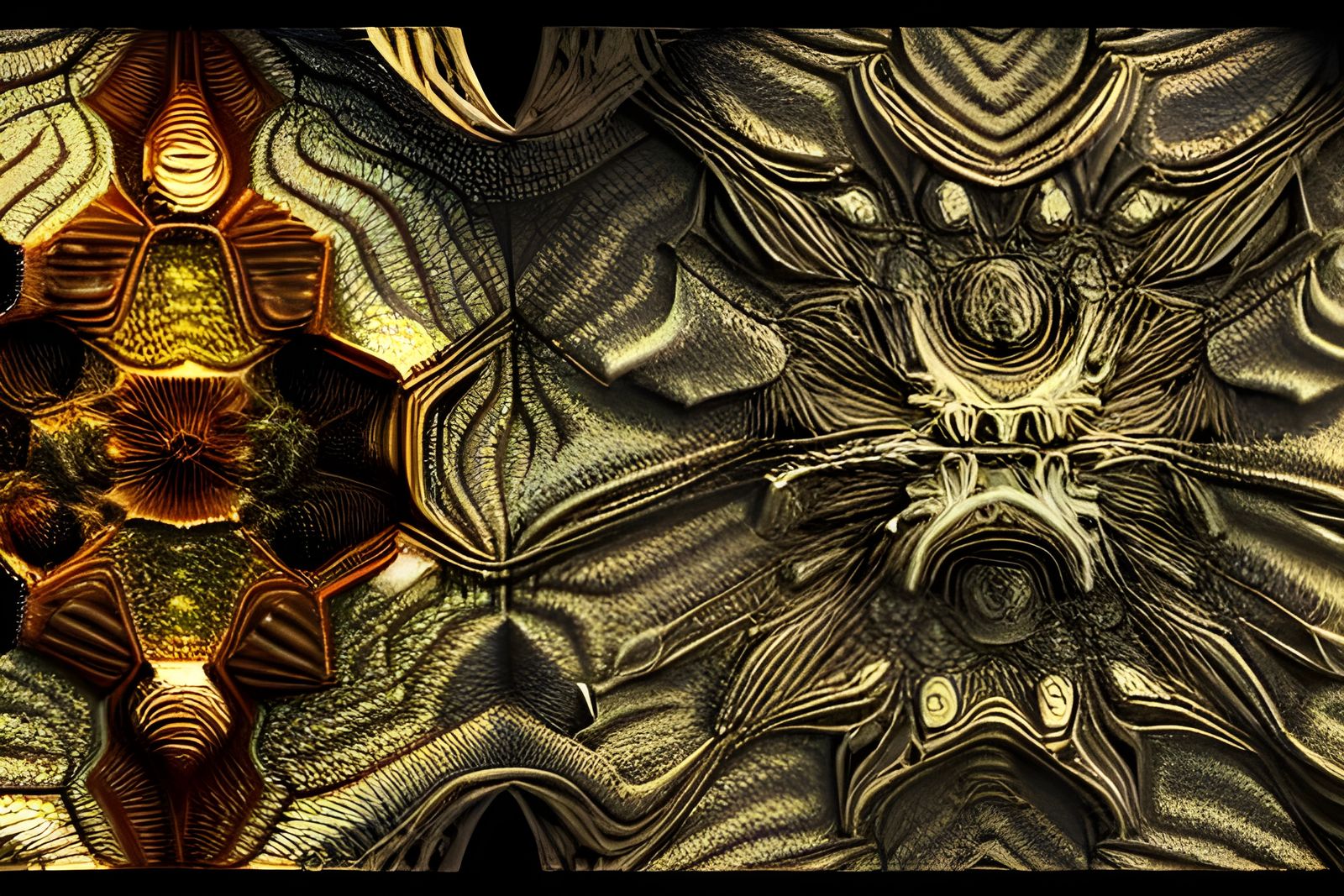 Futuristic Holographic Dragon in Substance Designer Style