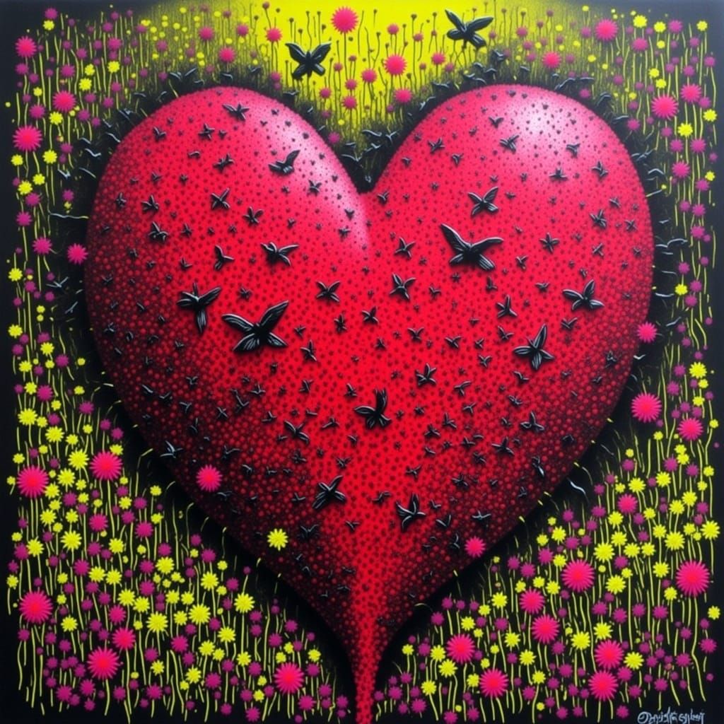 Graffiti Style Loveheart