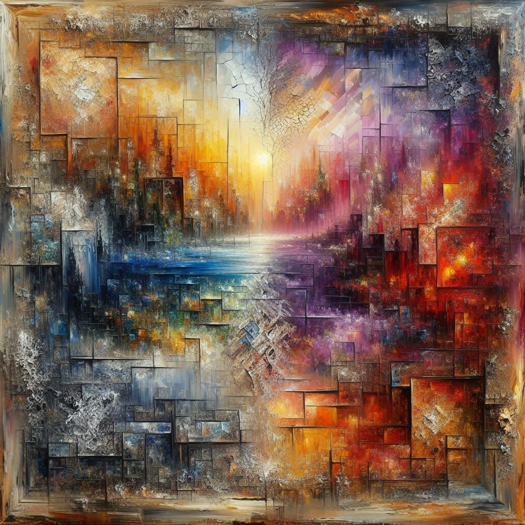 Oil Painting: The Meaning of Life