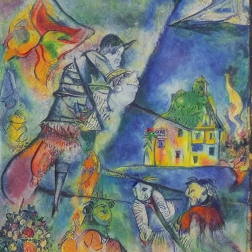 Emotional Dreamscape Inspired by Expressionism