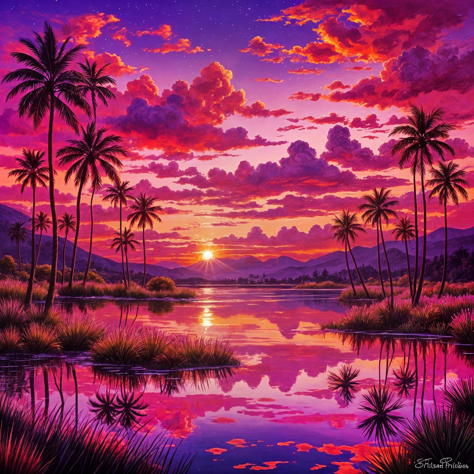 Sunset Somewhere Satisfying