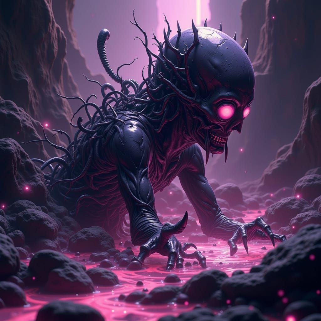 Ethereal Ghoul Submerged in Molten Starlight