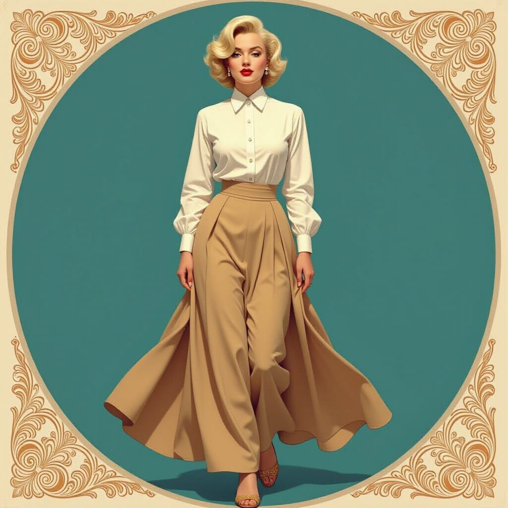 Marilyn Monroe in Ultra-Orthodox Inspired Attire