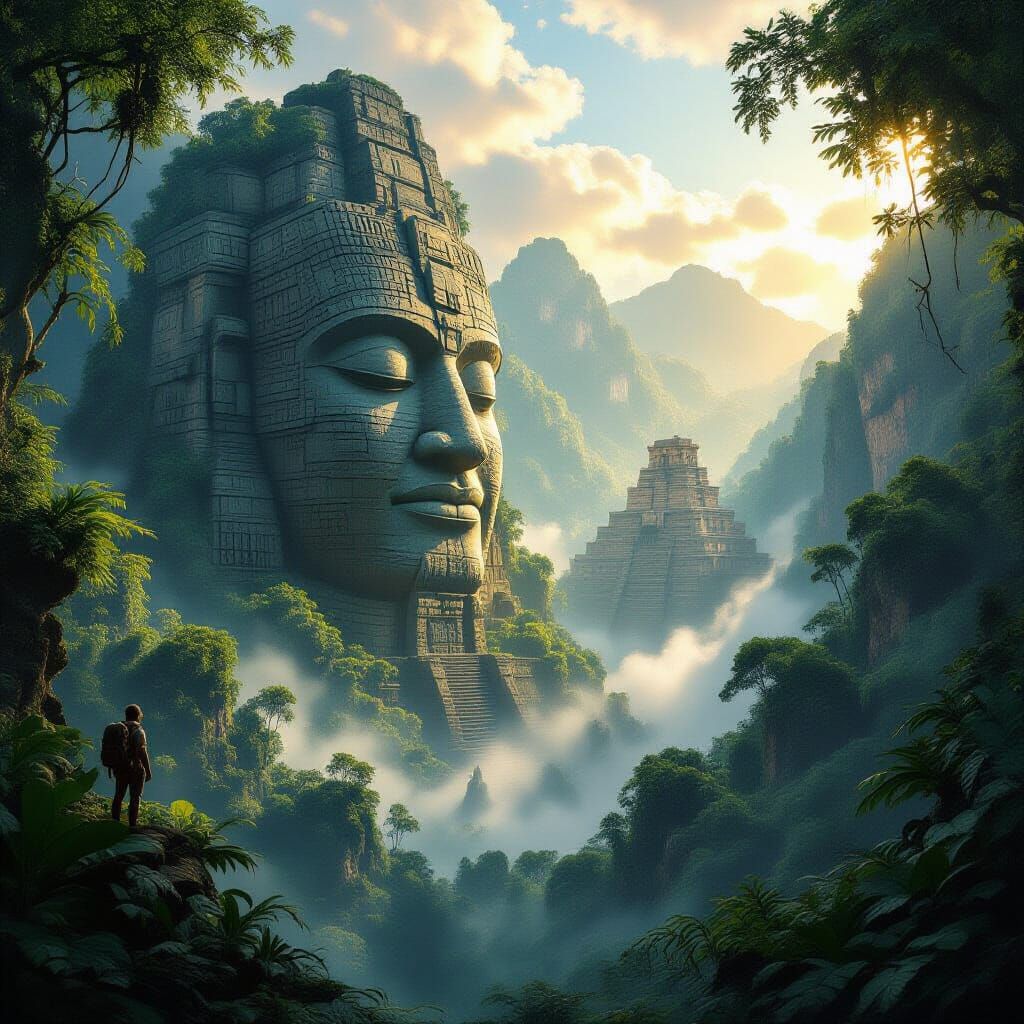 Lost Jungle City of Ancients: Epic Fantasy Concept Art