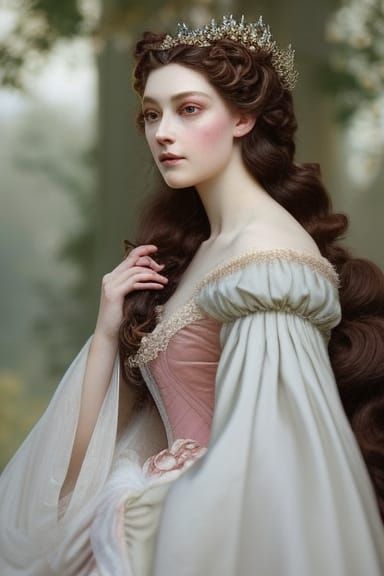 Princess Briar Rose in Rococo Style