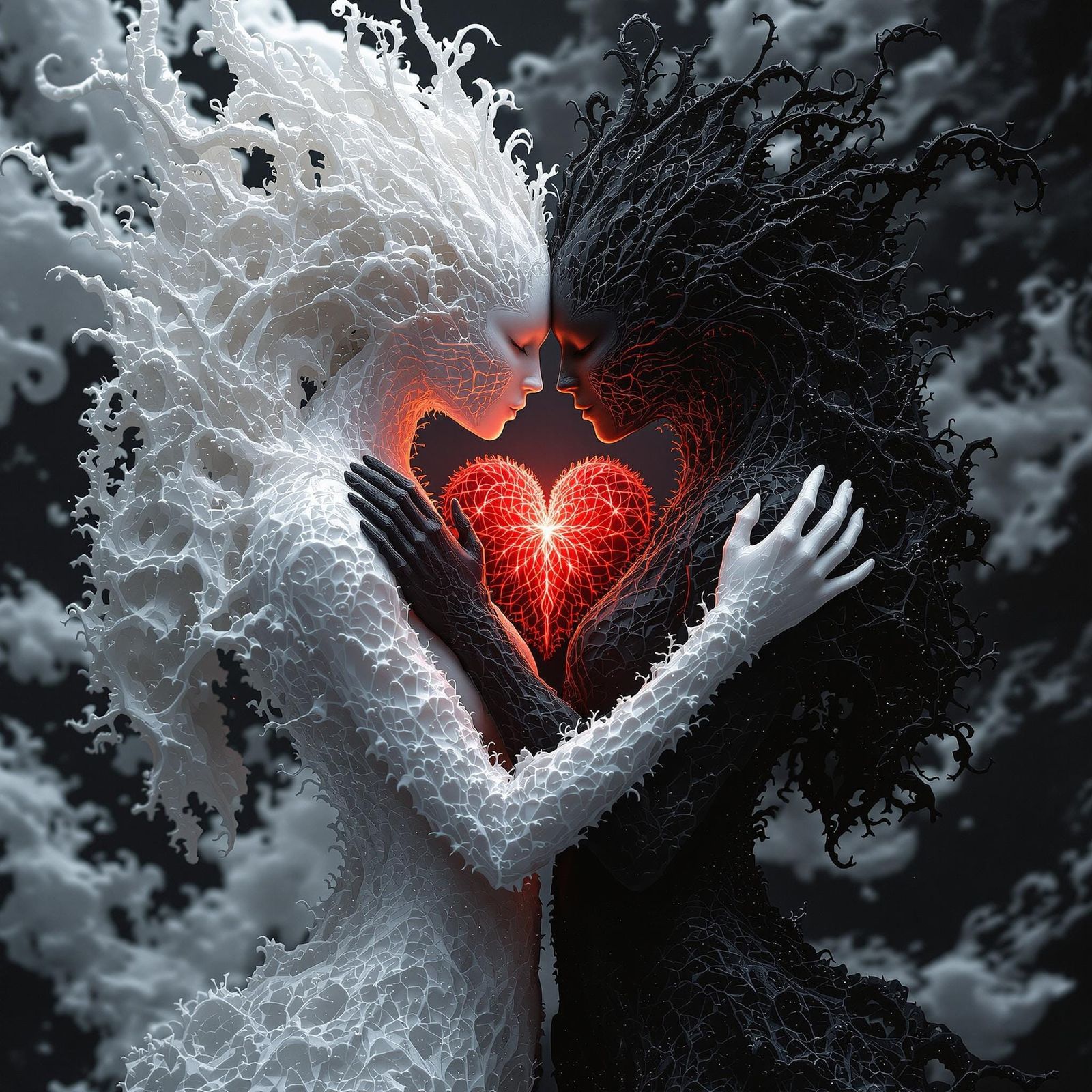 Entwined in Love, Chaos and Light