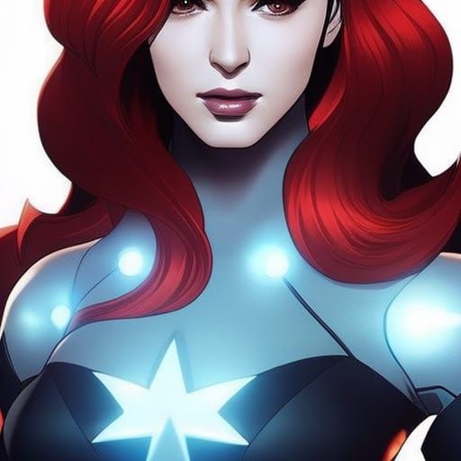 Christina Hendricks as Anime-Style Dark Phoenix