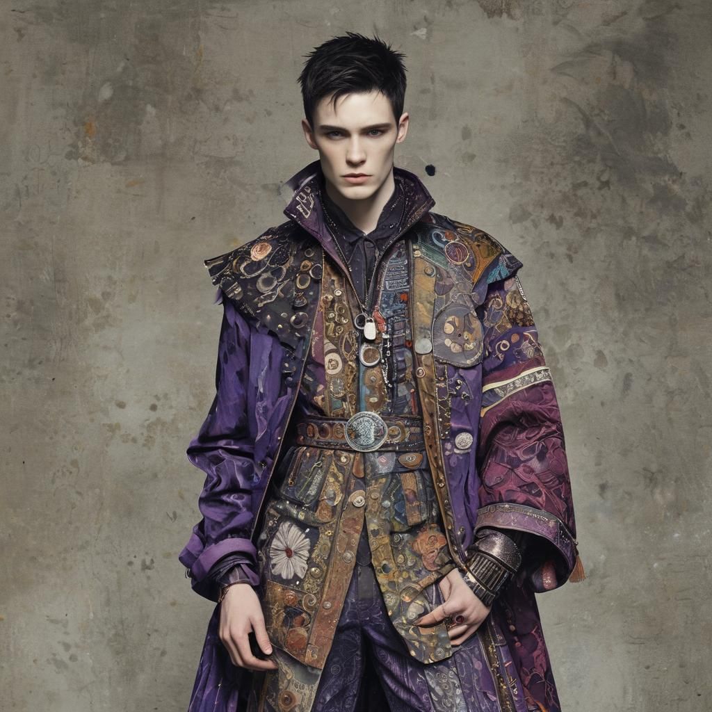 Art Nouveau Warrior in Sui Fashion