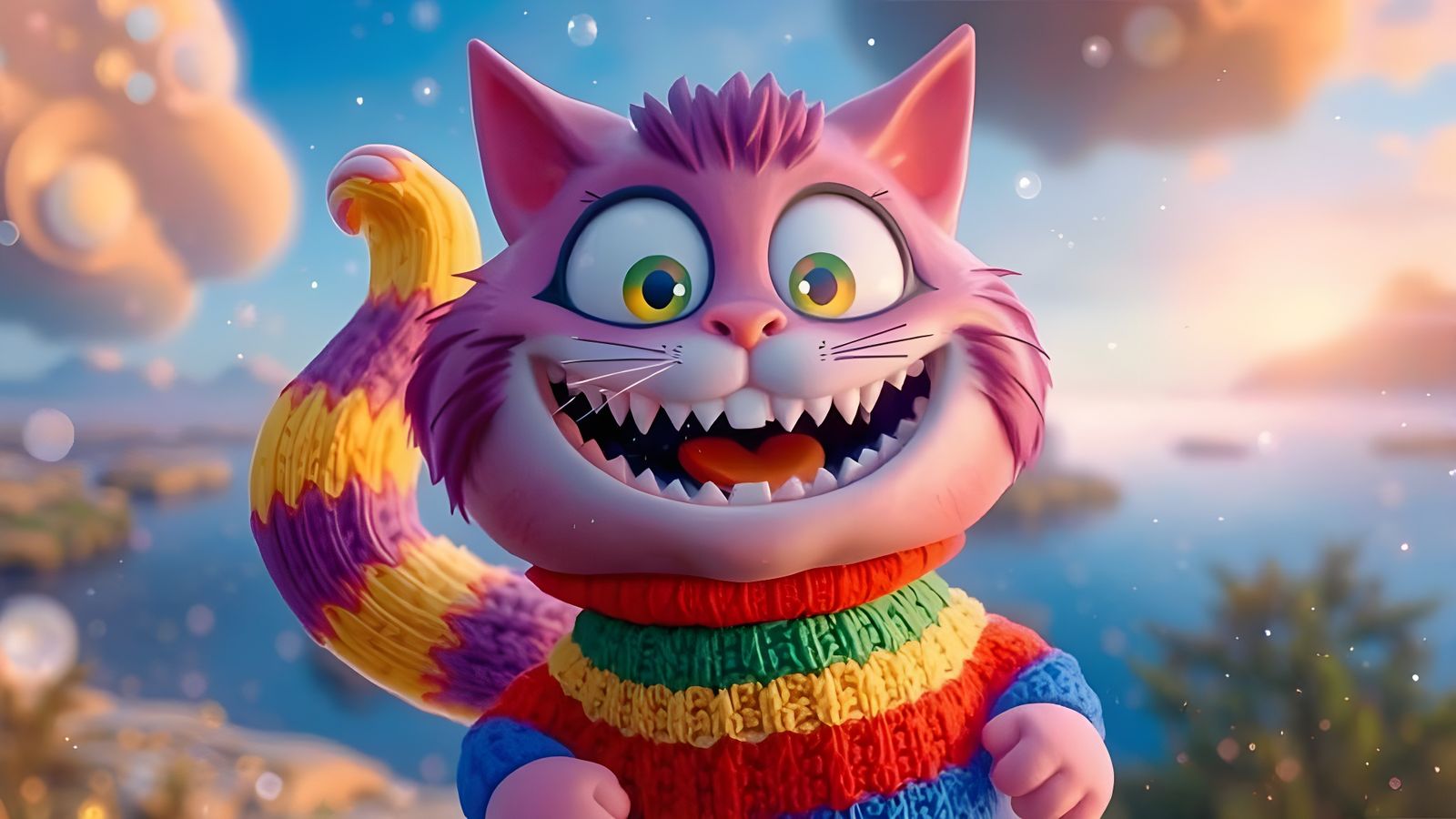 Abstract Sci-Fi Interface with Nanodot Color Tech