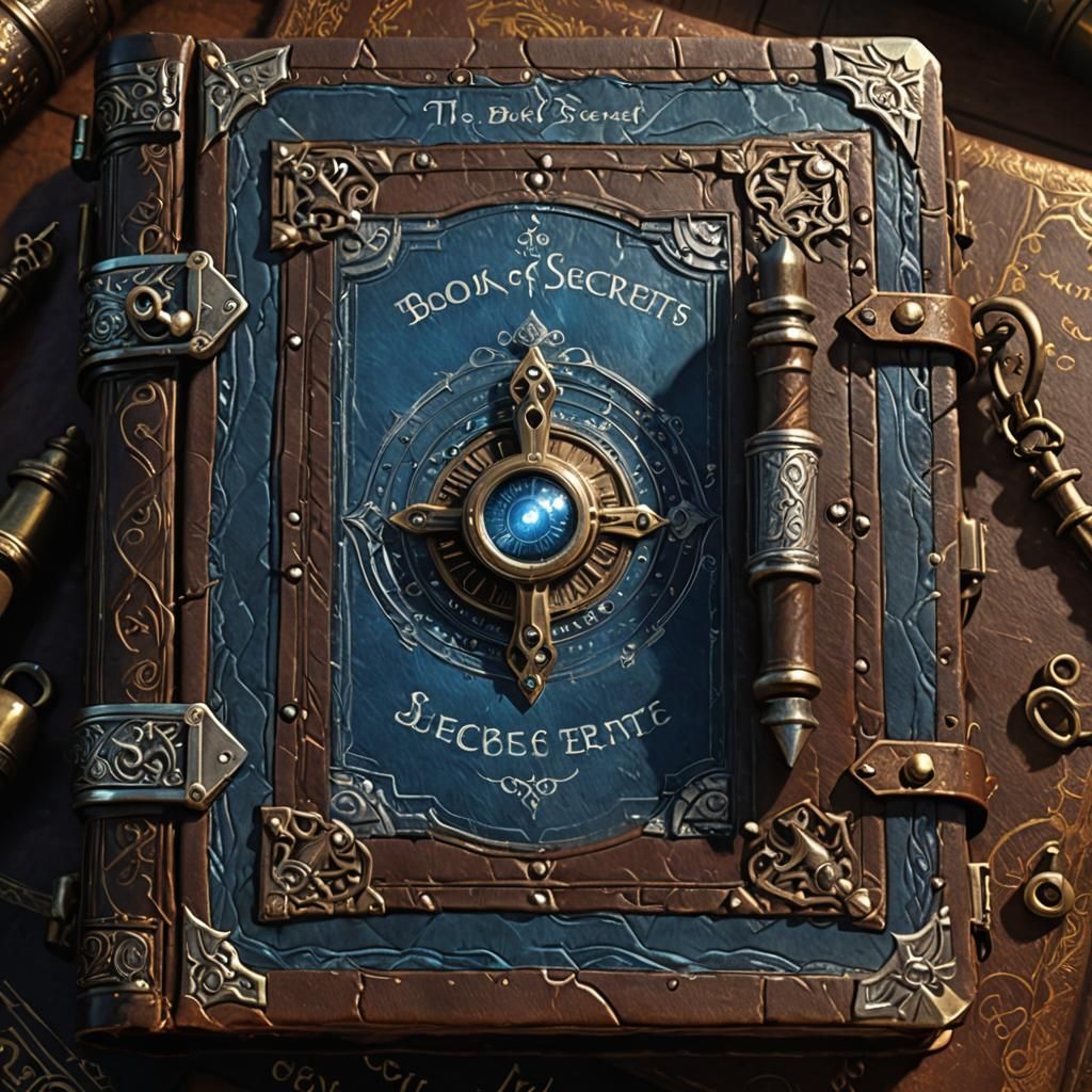 Mysterious Book of Secrets in Detailed Matte Painting