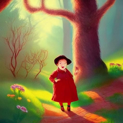 Timmy was so happy with his drawing that he decided to show ...