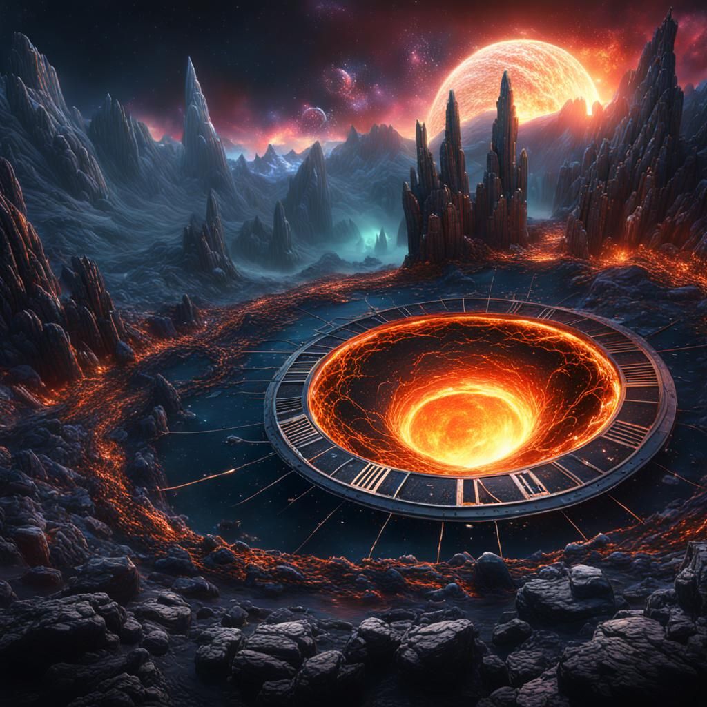 fire black hole in a timer