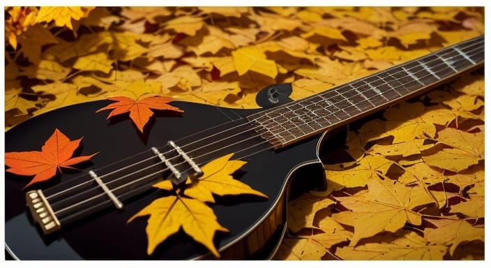 Autumn Leaves & Maghreb Instrument Photography
