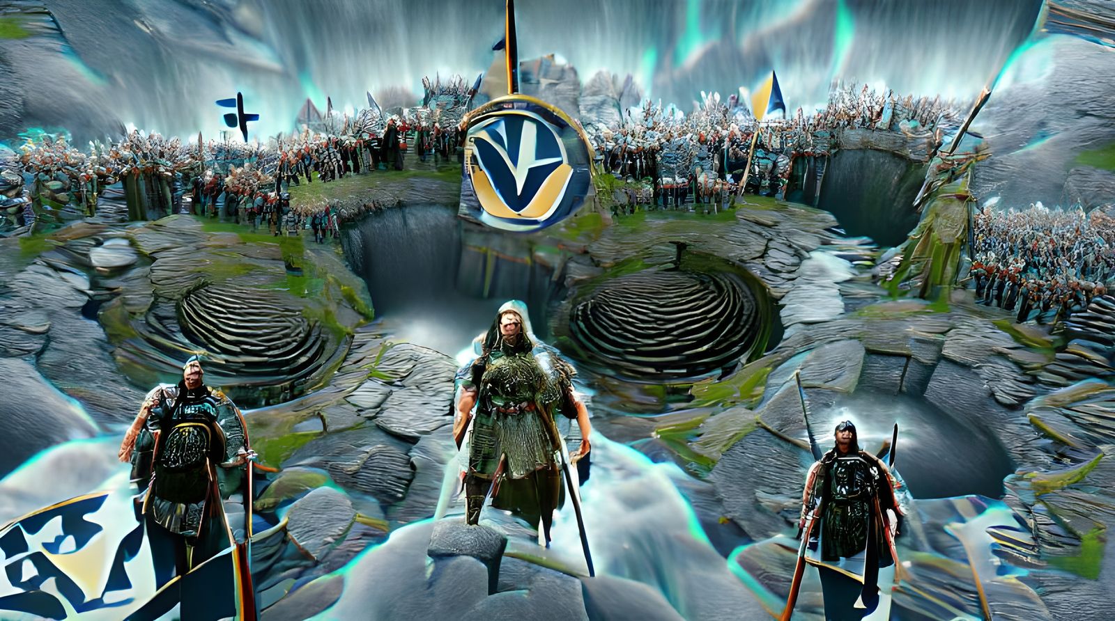 Standing in the center of Valhalla