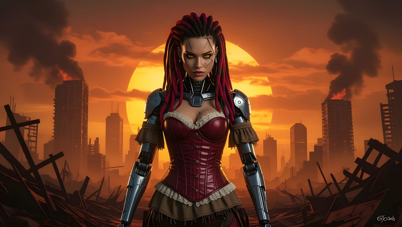 Android Ruler in Cyberpunk Apocalypse