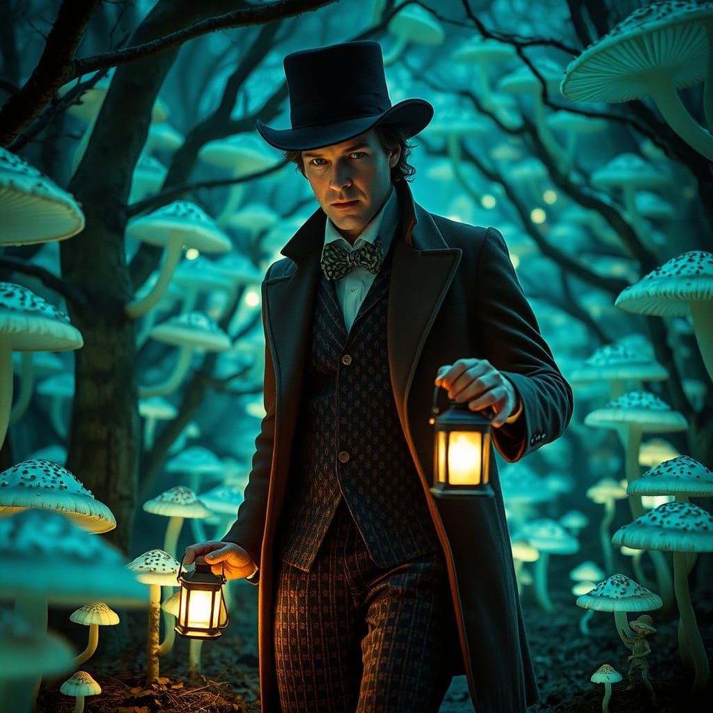 Sherlock Holmes as the Enchanted Mushroom King