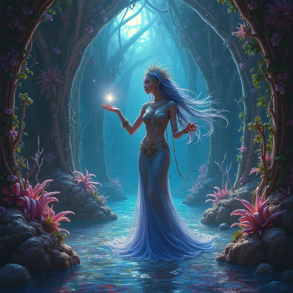 Alien Mermaid Witch's Spell in Neptune Palace