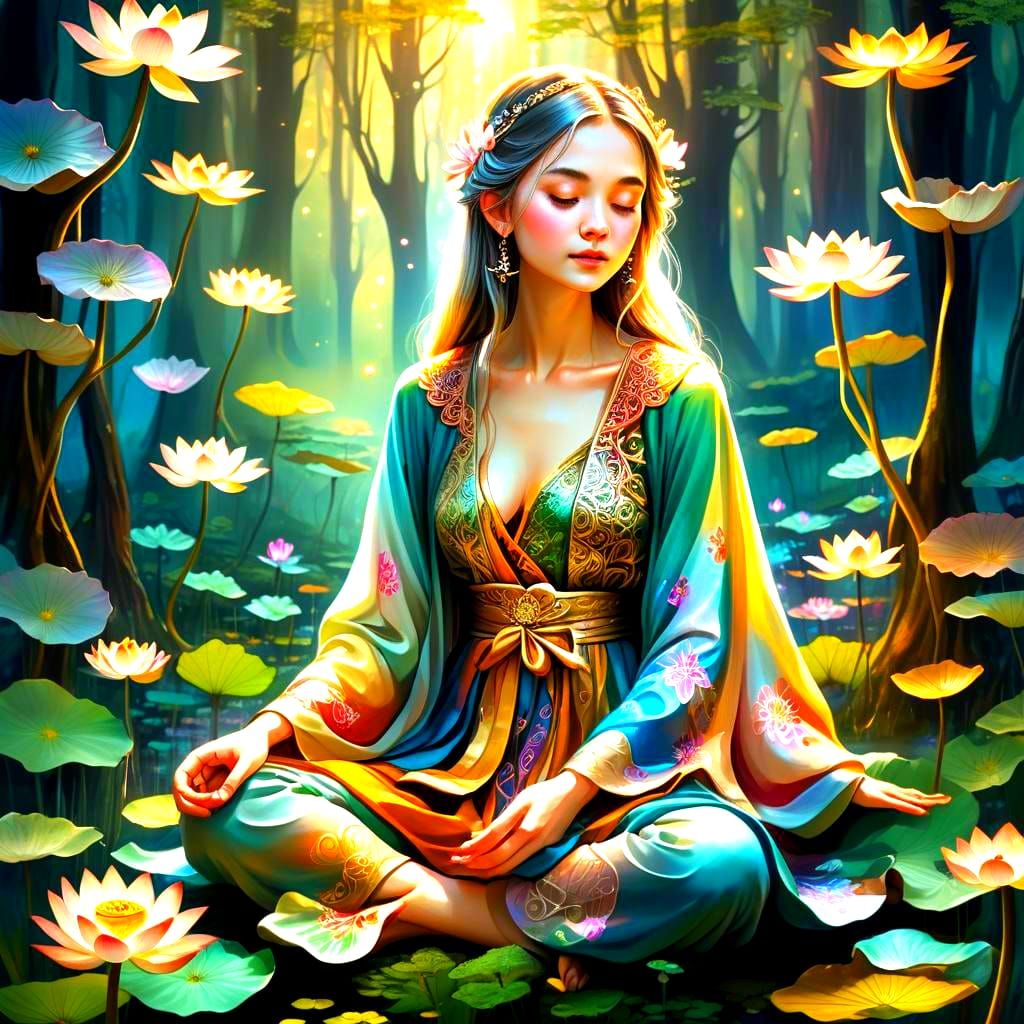 Fantastical Matte Painting: The Wisdom of Inner Peace