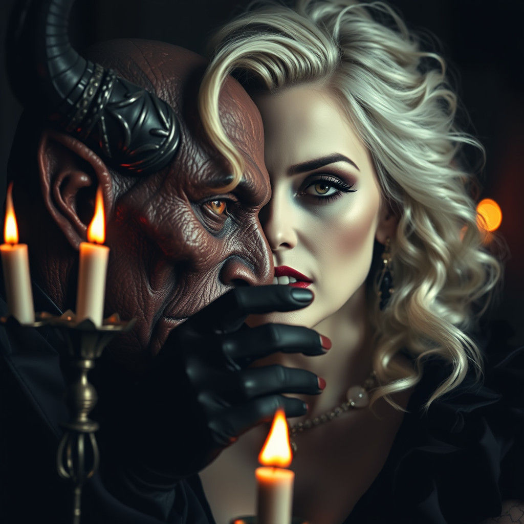 Sinister Connection: Madonna and the Devil in HDR