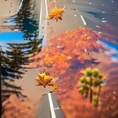 California's Autumn Landscape: A Colorful Vista