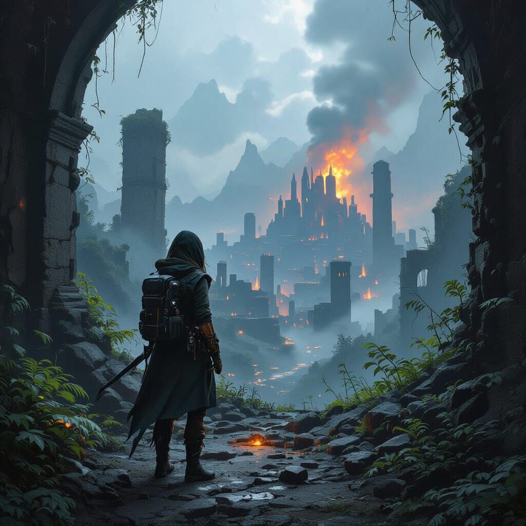 Adventurer Discovers Lost Treasure in Volcanic Ruins