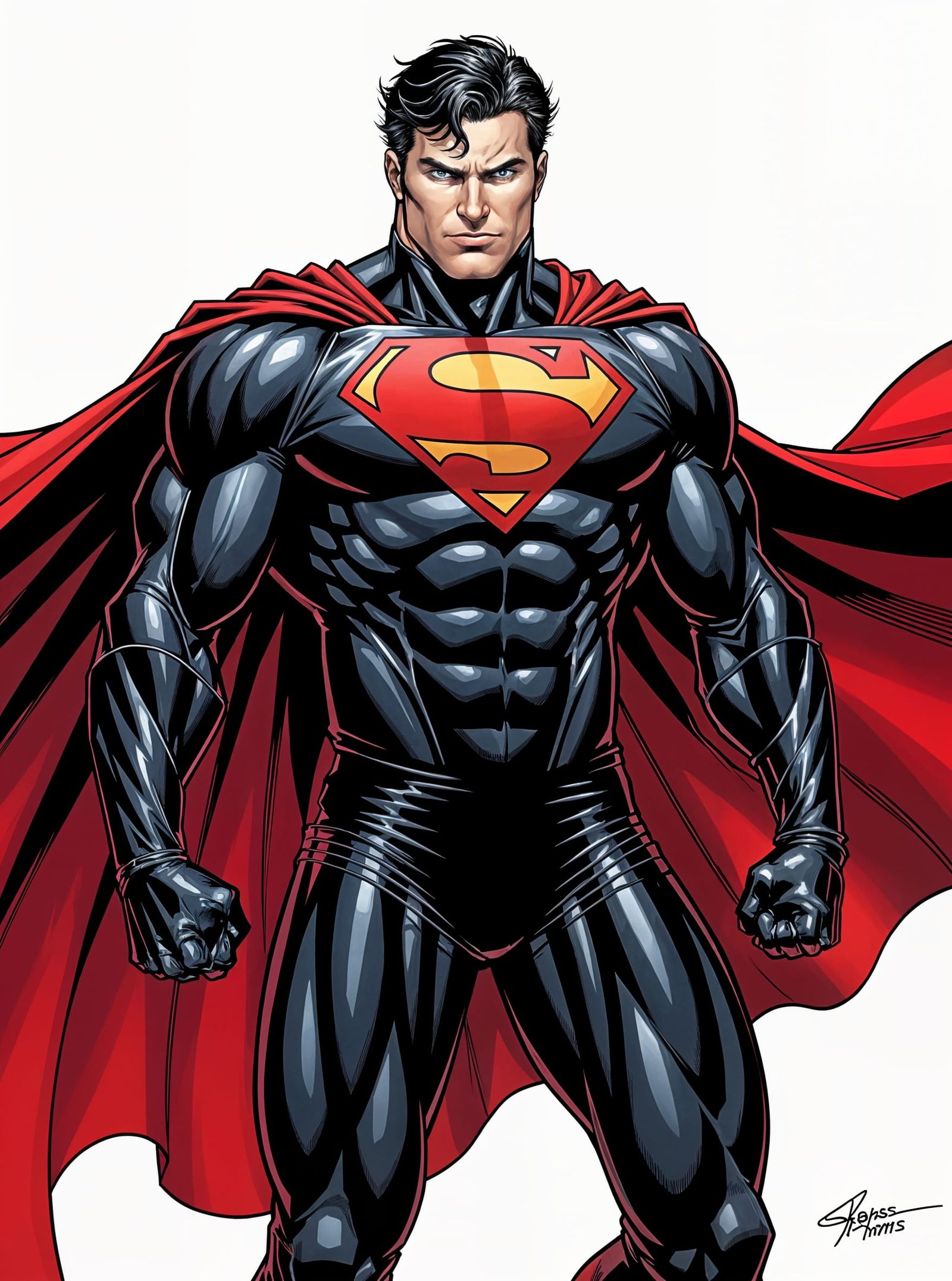 Superman Redesign: Spikes and Belt Removed
