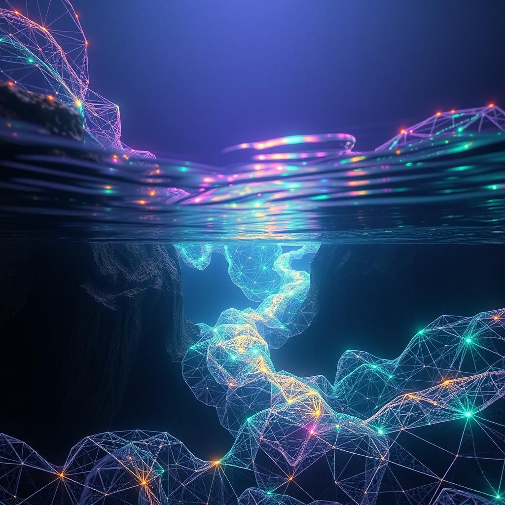 Ethereal Mycelium Network with Impossible Geometry