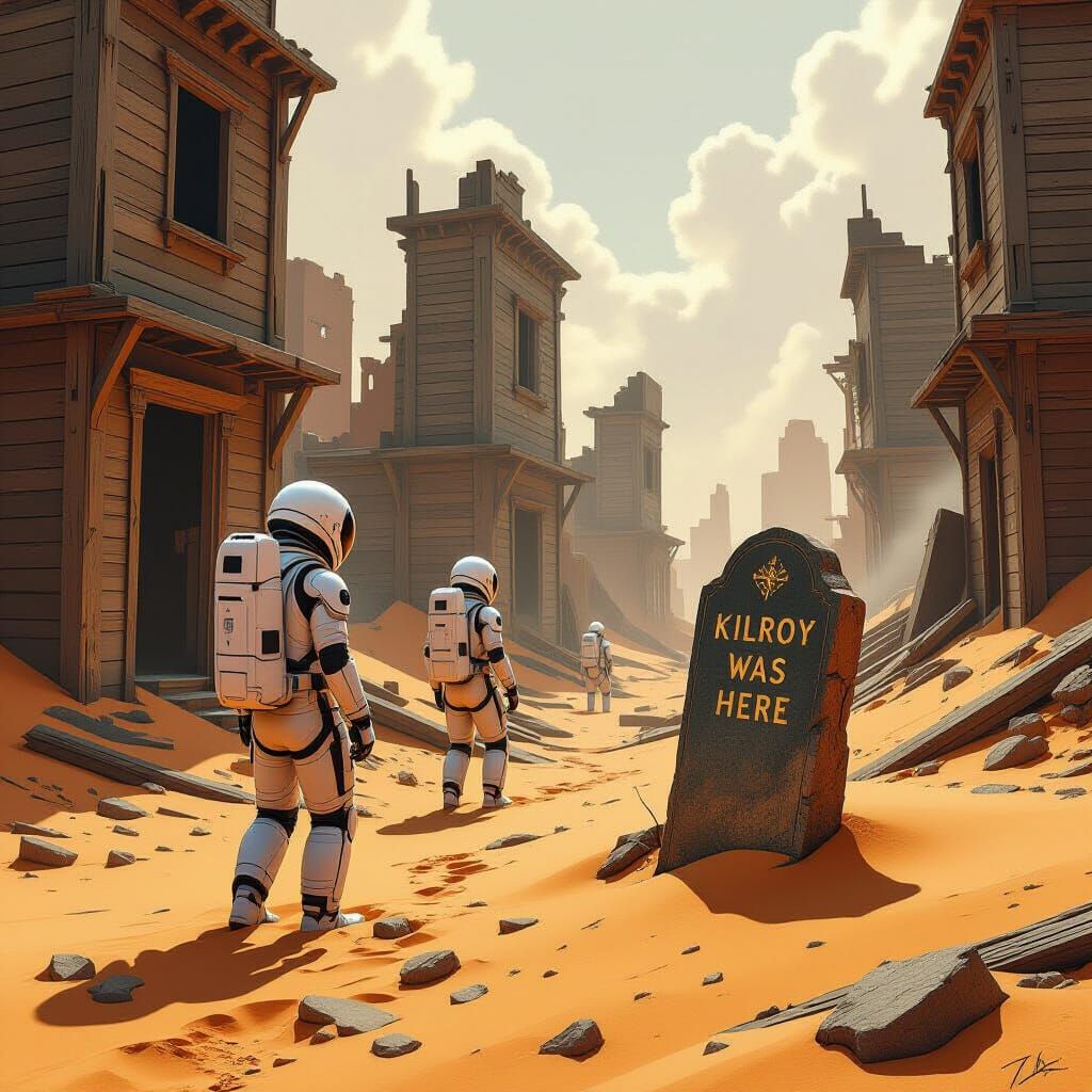 Astronauts Discover Ancient Ruins on Alien Planet