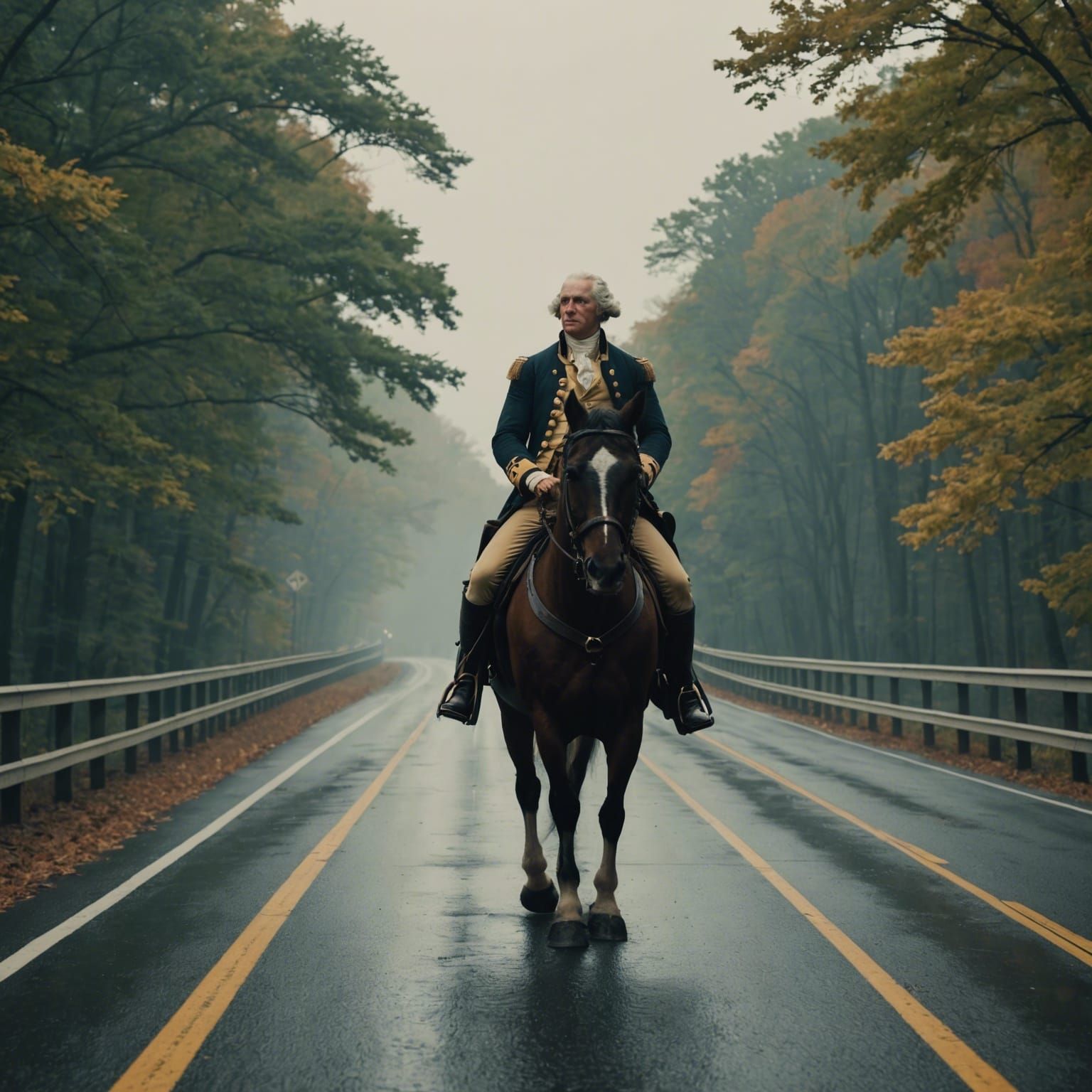 George Washington Rides the Delaware Turnpike
