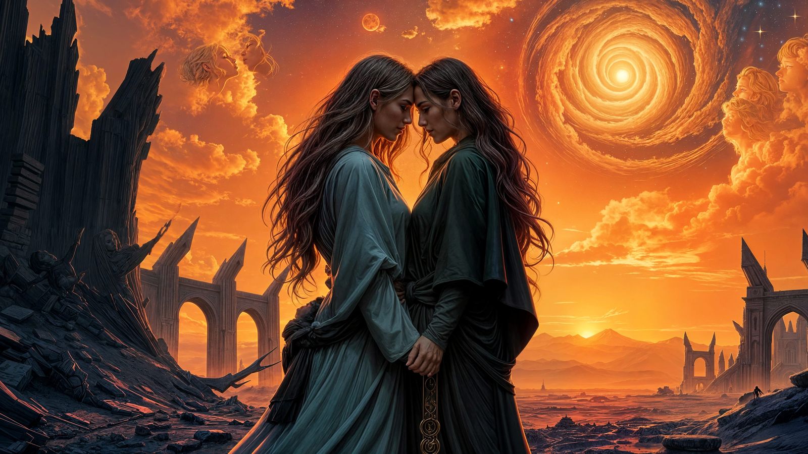 Women Soulmates Reuniting: Victory Over Apocalypse