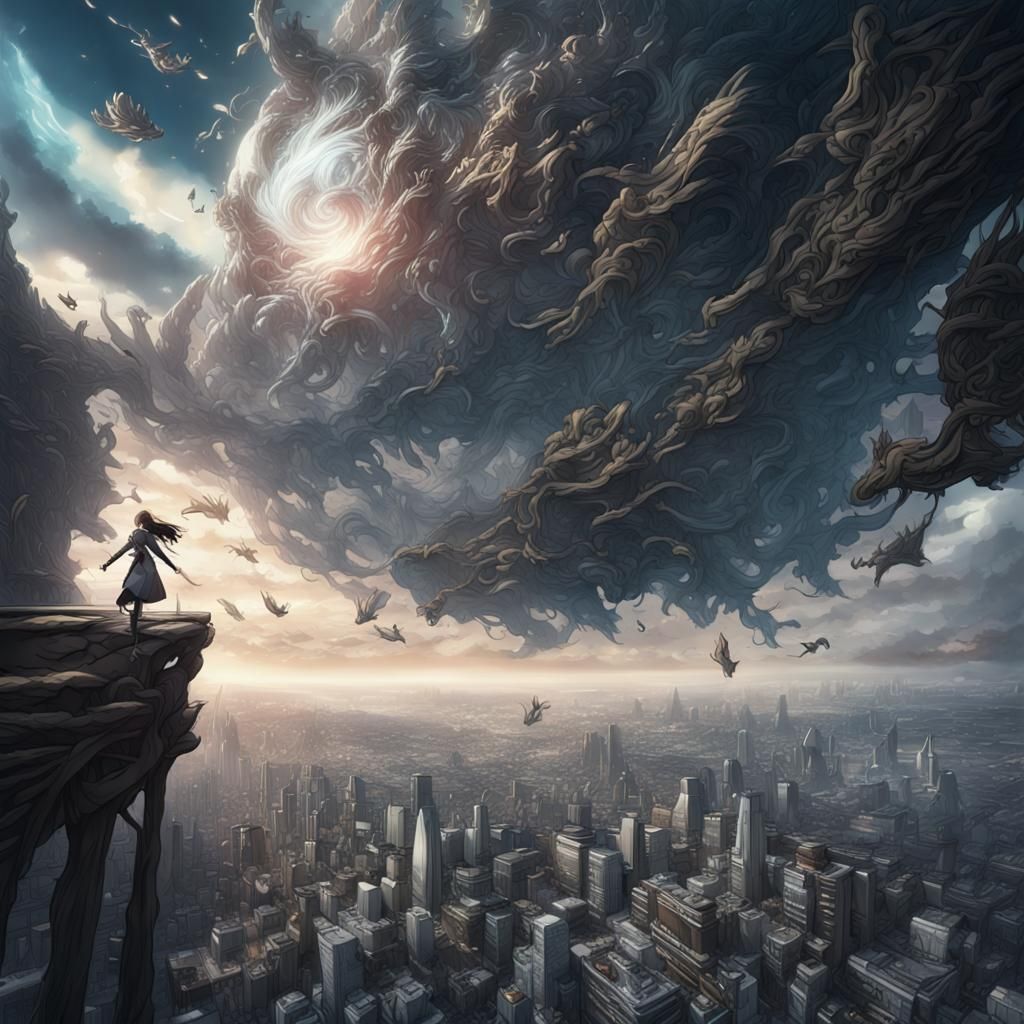 Falling into Infinity: A Dark Fantasy Concept
