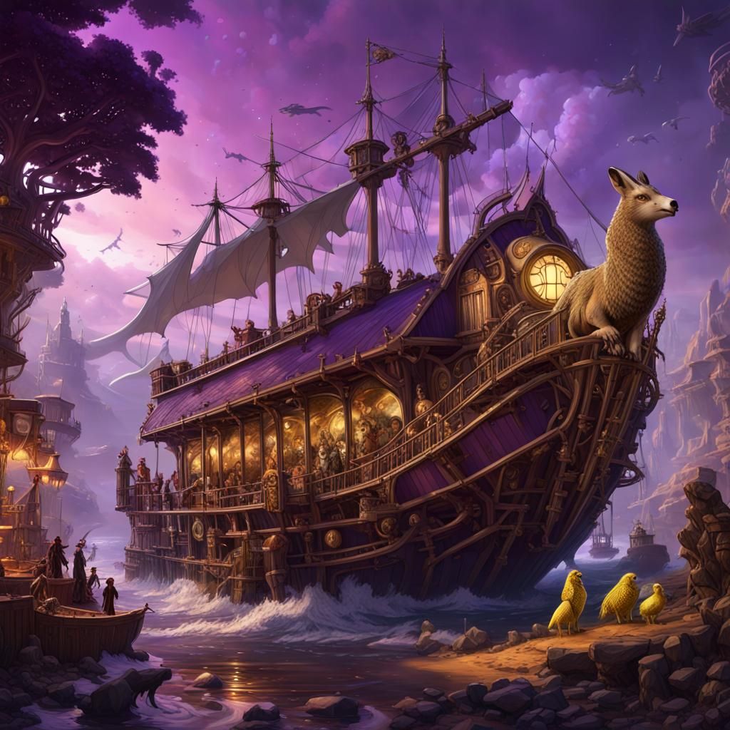 Steampunk Noah's Ark: A Dark Fantasy Masterpiece