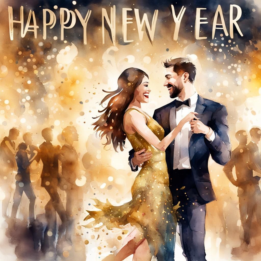 New Year's Eve Dance in Golden Ballroom