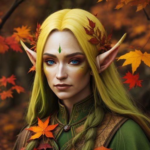 Enchanting Autumn of Elves in High Definition