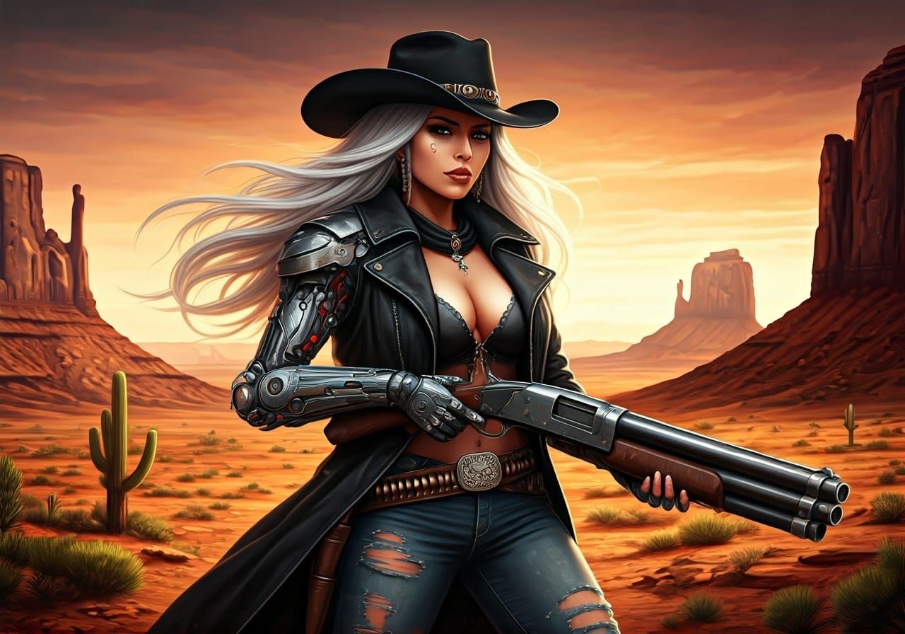 Latina Gunslinger v1