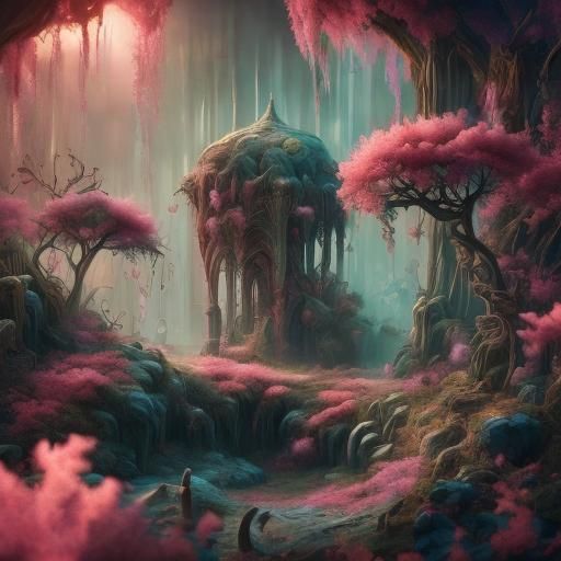 Venomous Snake Coiled on Branch: Hyper-Realistic Digital Art