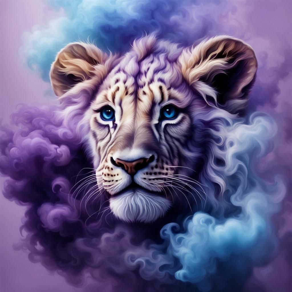 Baby lion
